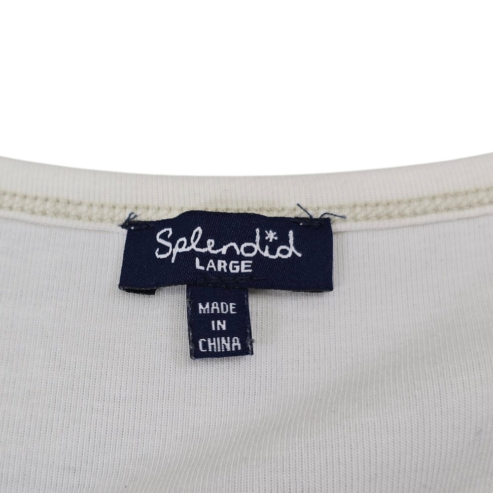Splendid Striped Maxi Dress Halter Tank Style Beige White Large Vacation - Picture 5 of 9